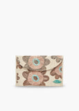 Primrose Embroidered Straw Envelope Clutch Bag