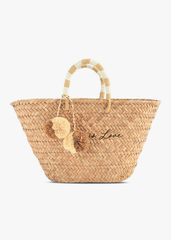 Love is Love Straw Tote