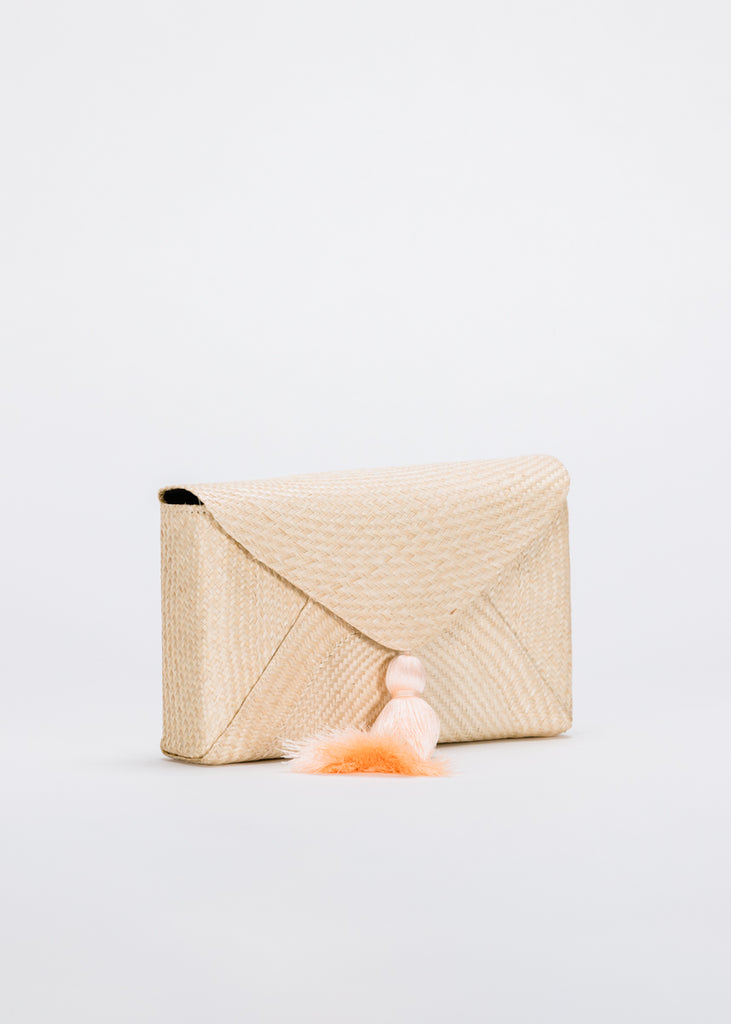 Kayudesign - Cassia Straw Clutch Bag