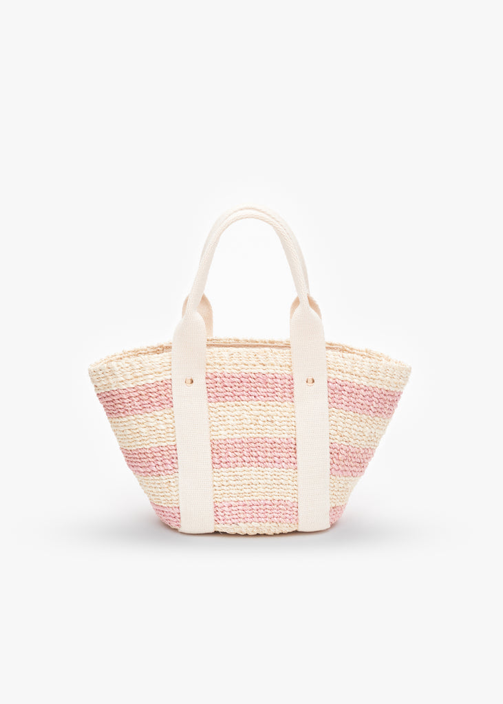 Mini Merritt Woven Straw Tote