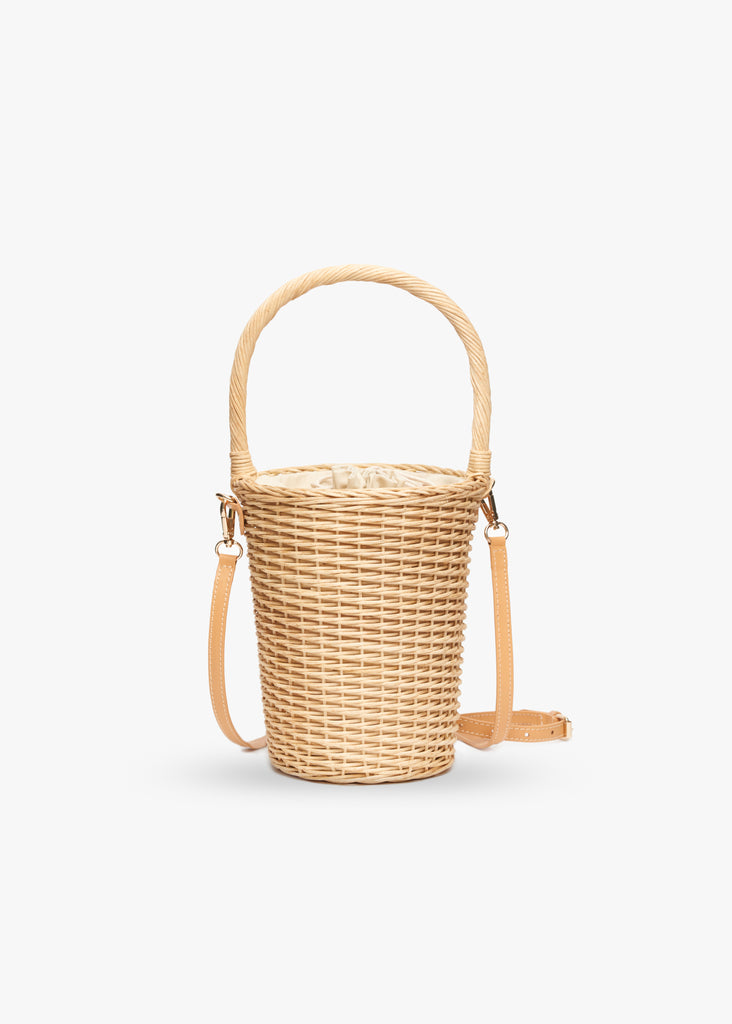 Zoey Wicker Basket Bag